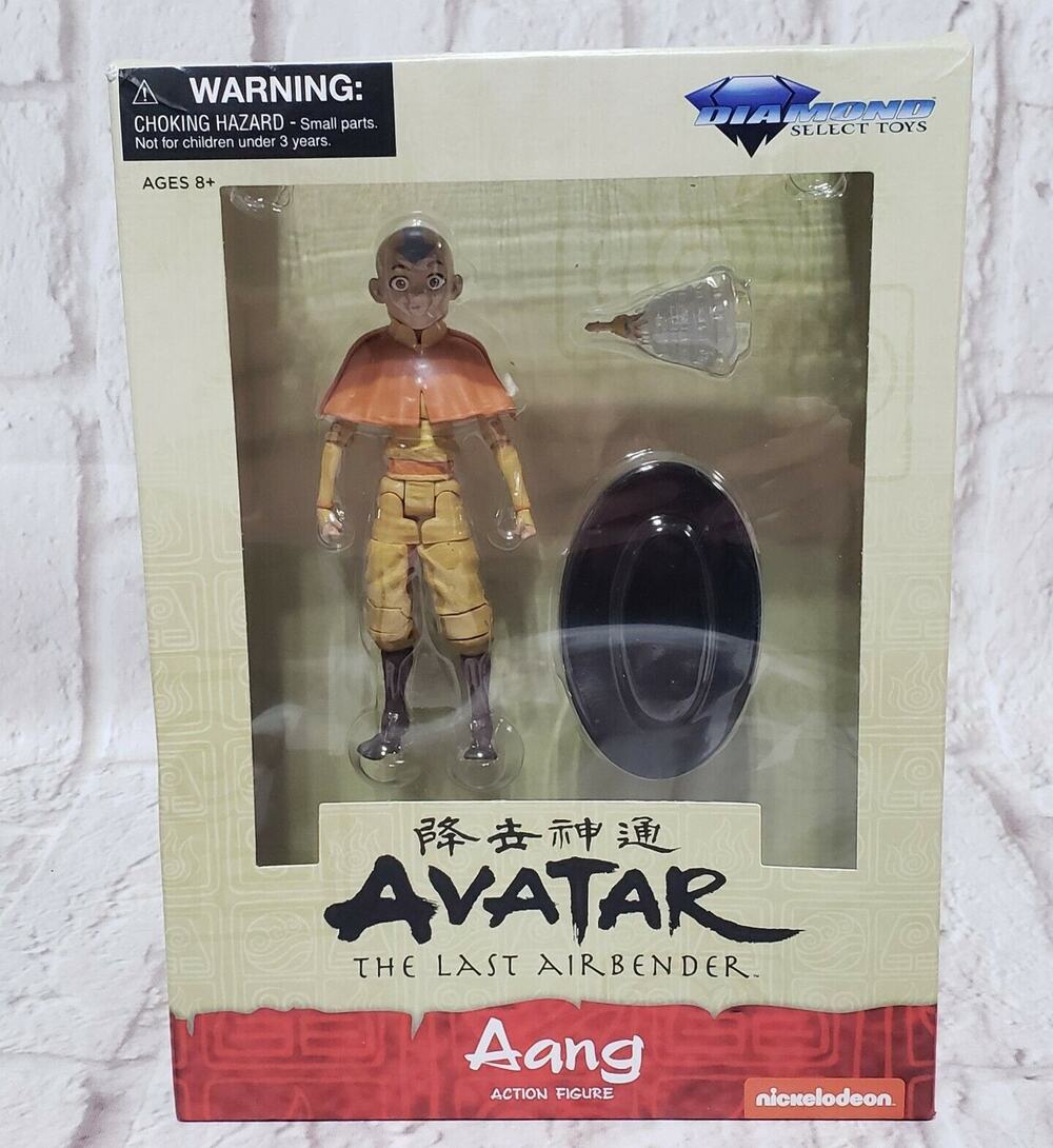 Diamond Select Toys Avatar: The Last Airbender Aang Action Figure Series 1 New